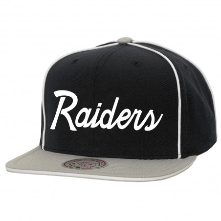 MITCHELL & NESS RAIDERS PIPE OG SNAPBACK CAP