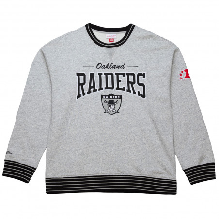 MITCHELL & NESS RETRO LOGO THROW IT BACK CREWNECK SWEATSHIRT