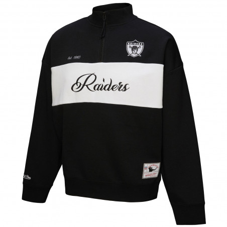 MITCHELL & NESS WOMENS QUARTER ZIP PULLOVER
