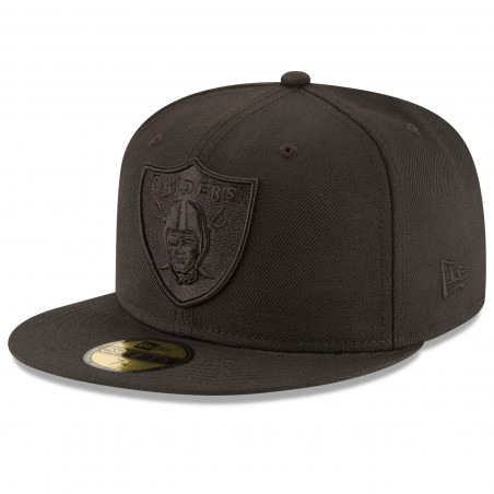NEW ERA 59FIFTY ALL BLACK TONAL SHIELD CAP