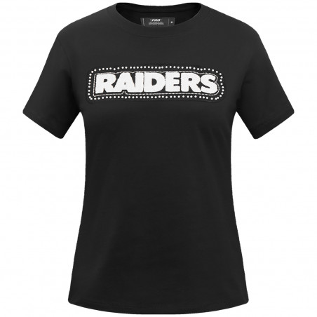 PRO STANDARD RAIDERS WOMENS PEARLS SLIM FIT TEE